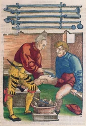 Kauterisation, Illustration aus 